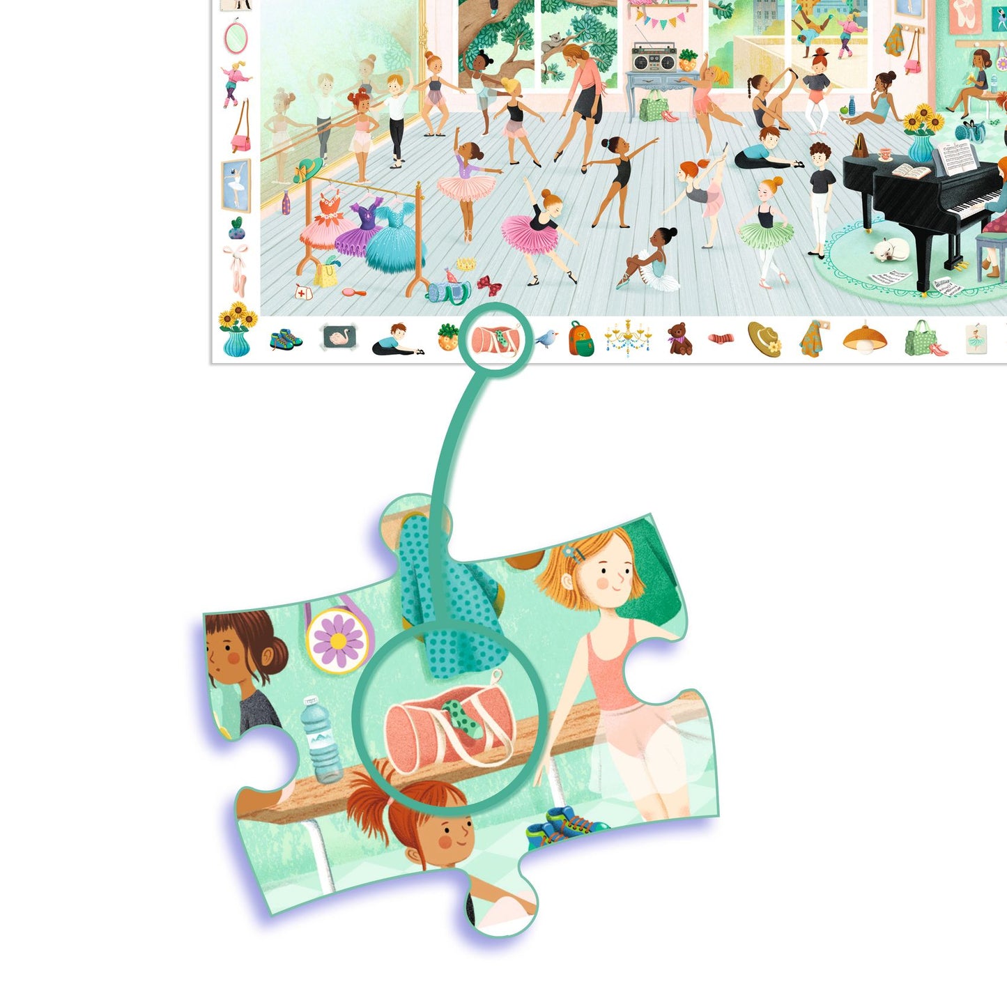 The Dance School: 100-Piece Puzzle