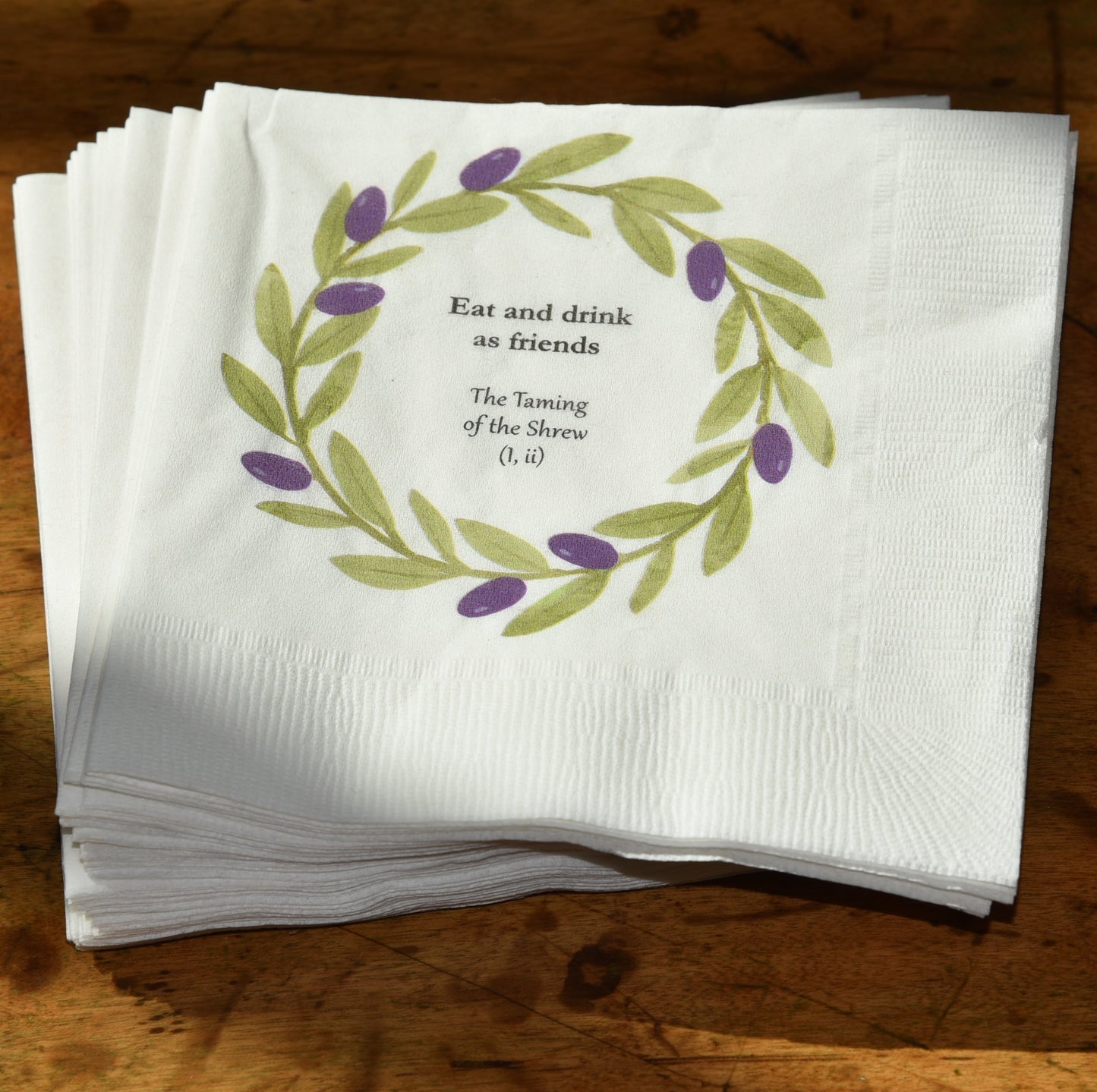 Shakespeare Cocktail Napkins