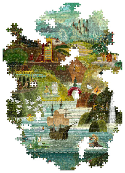 The World of Hans Christian Andersen’s Fairy Tales: 1,000-Piece Puzzle