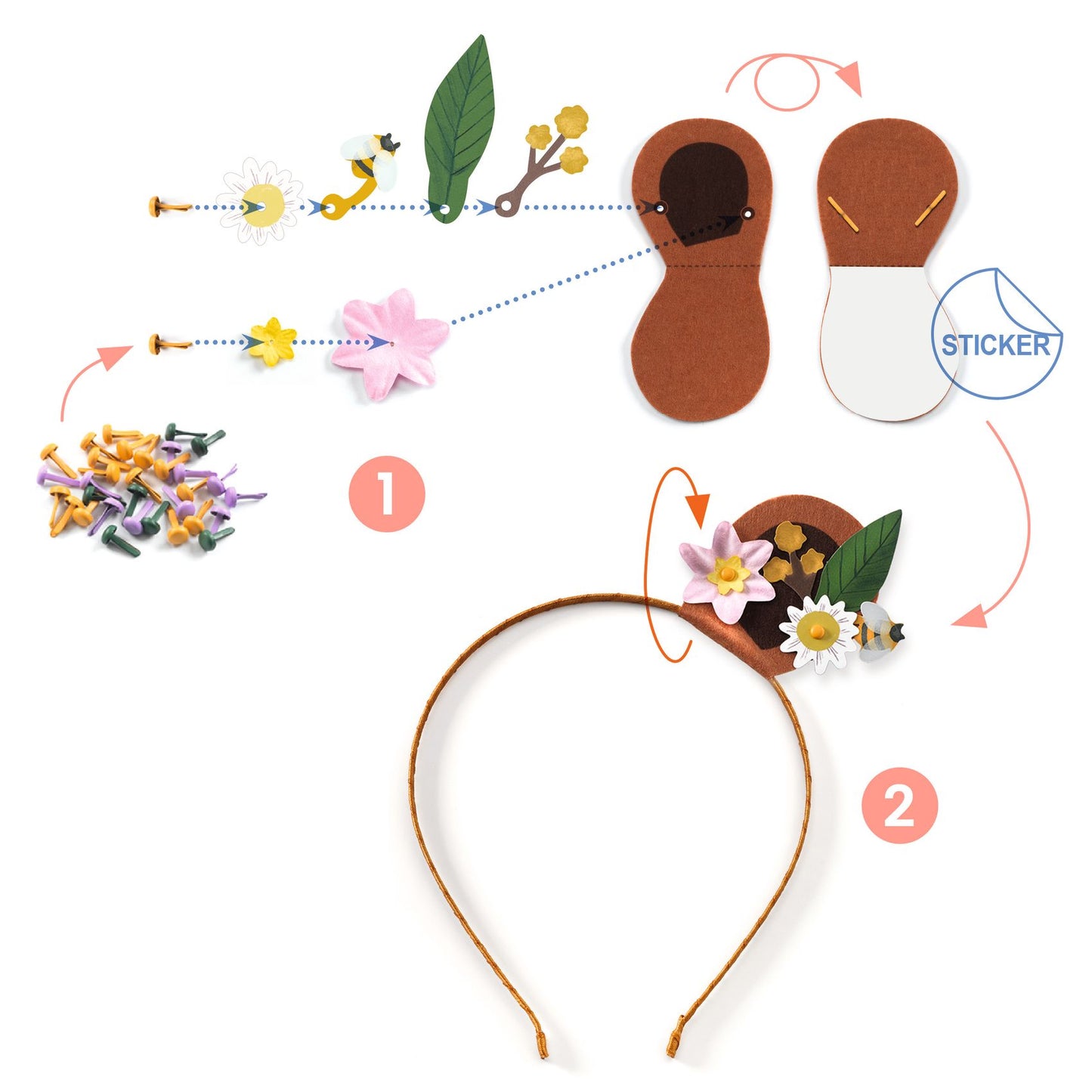 Flower Friends Headbands Kit