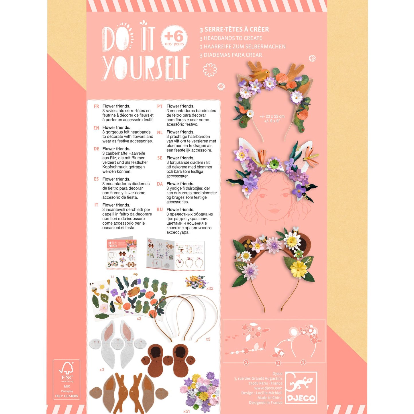 Flower Friends Headbands Kit