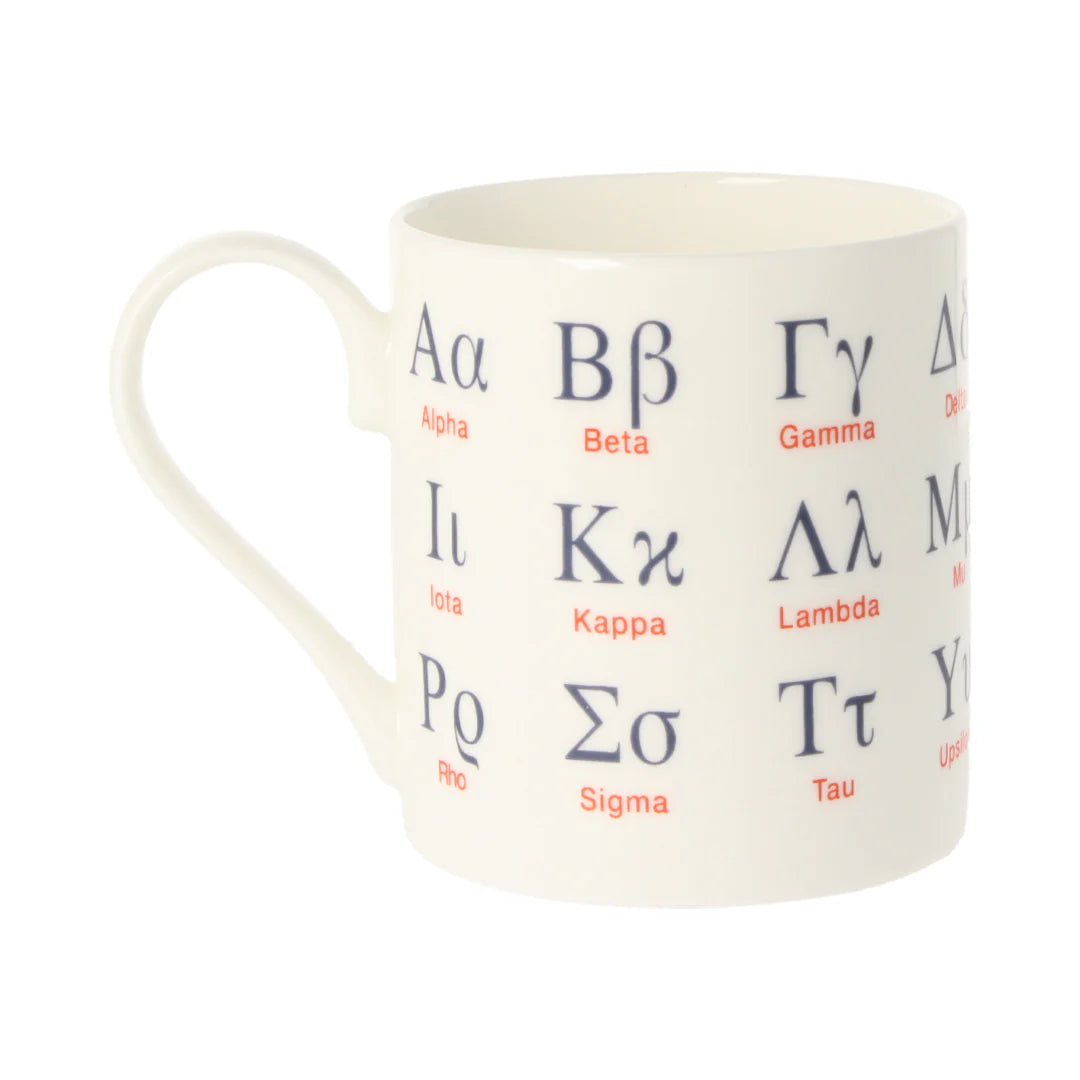 Greek Alphabet Mug