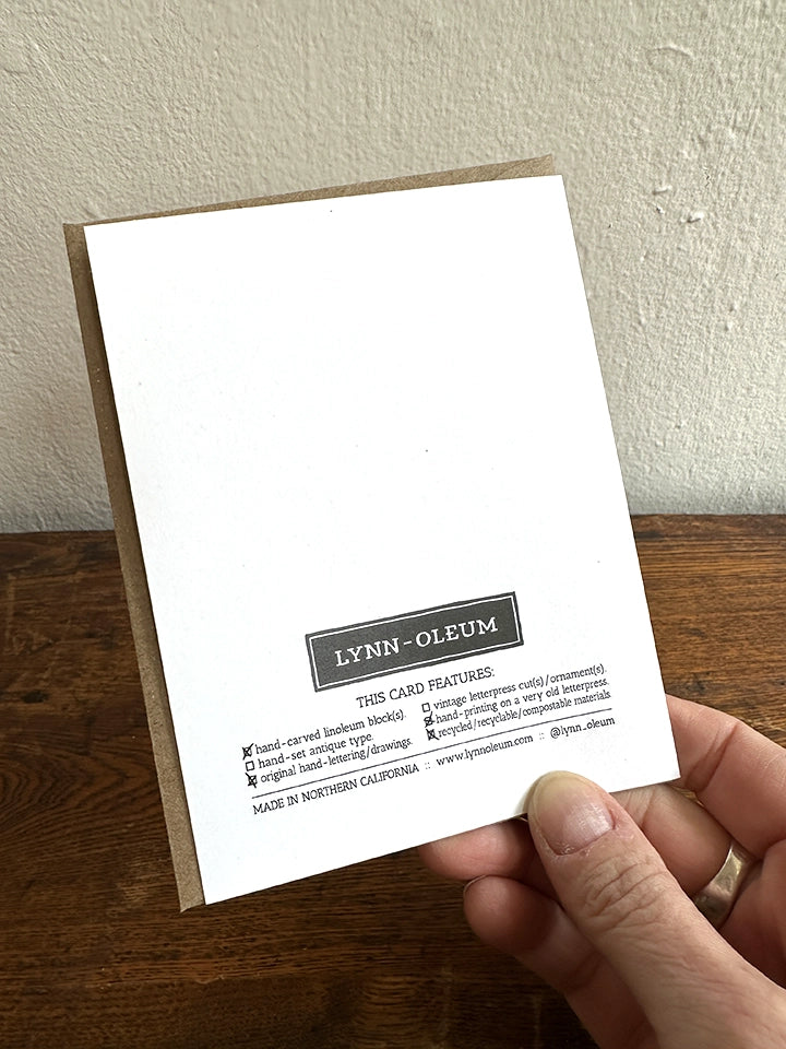 Happy Hanukkah Letterpress Greeting Cards
