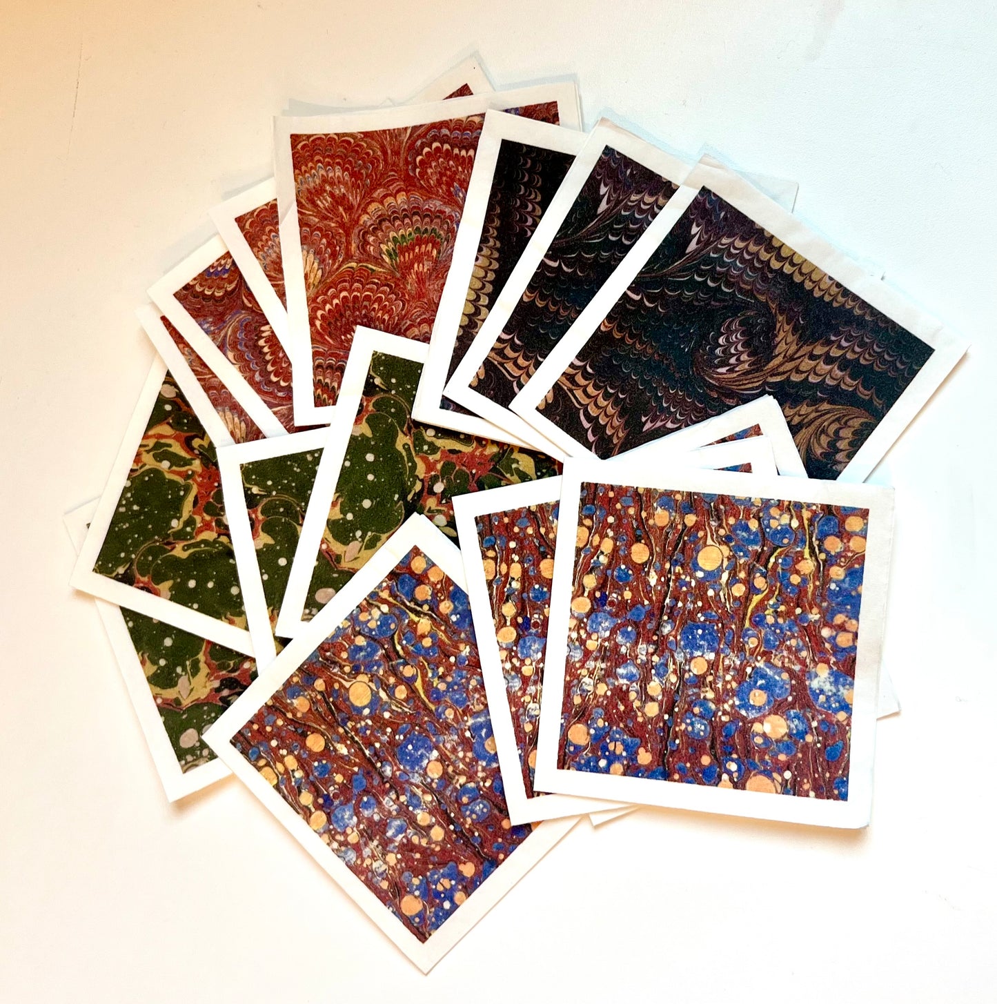 Marbled Cocktail Napkins