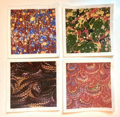 Marbled Cocktail Napkins