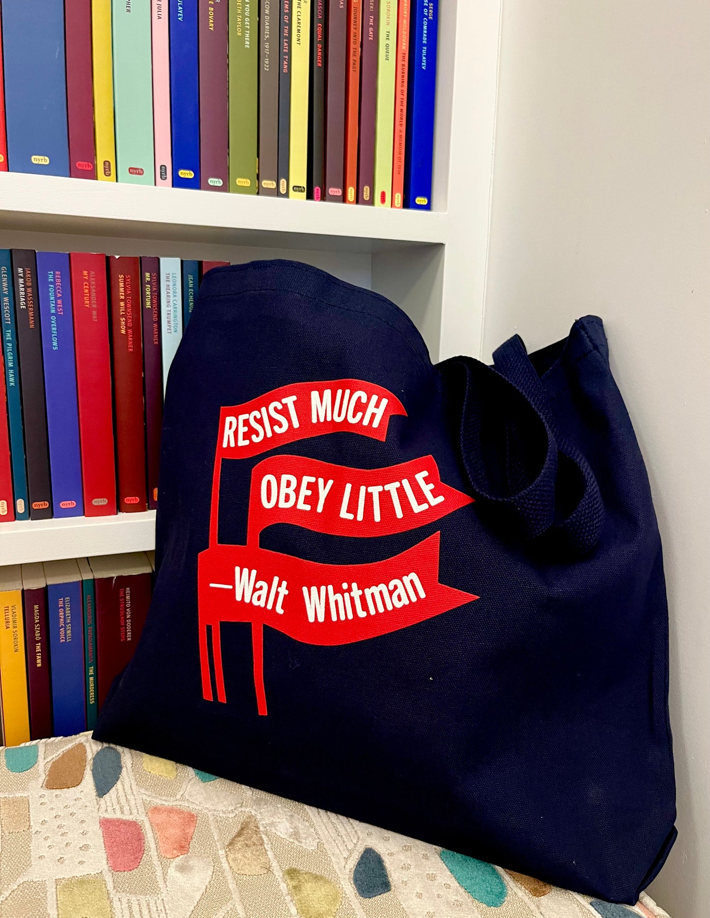 Resist Much, Obey Little Tote Bag