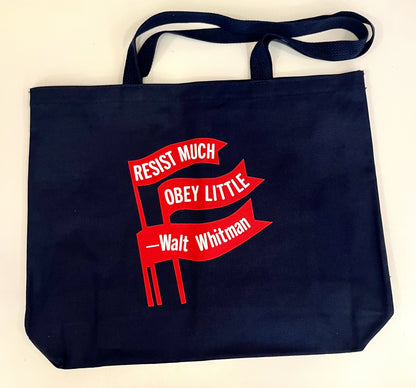 Resist Much, Obey Little Tote Bag