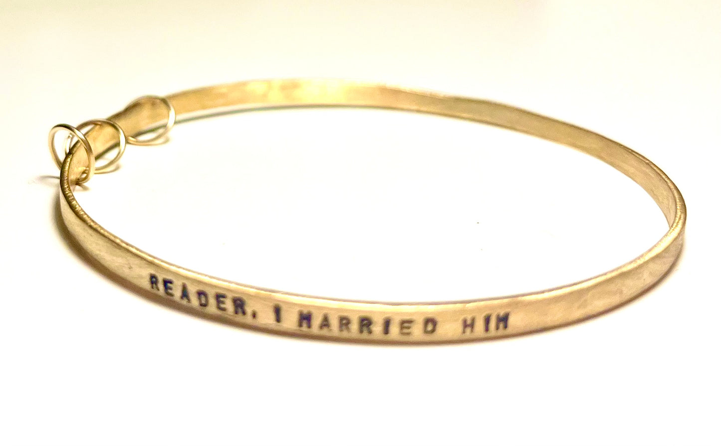 Reader, I Married Him Gold Brontë Bracelet