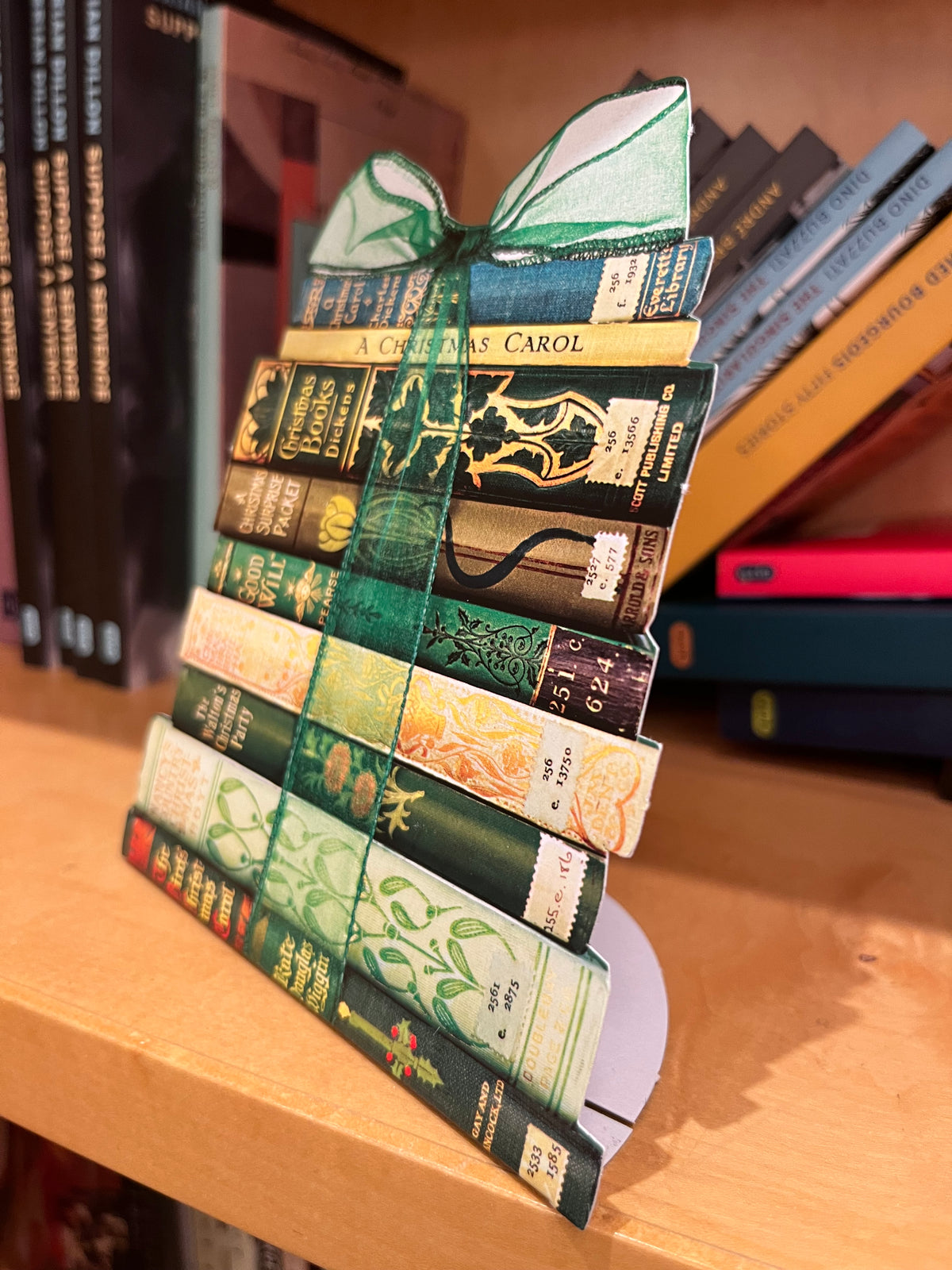 Reader’s Gift In Green Holiday Cards