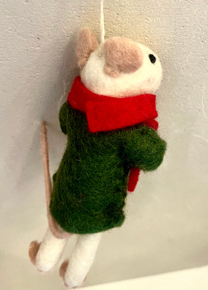 Reader Mouse Ornament