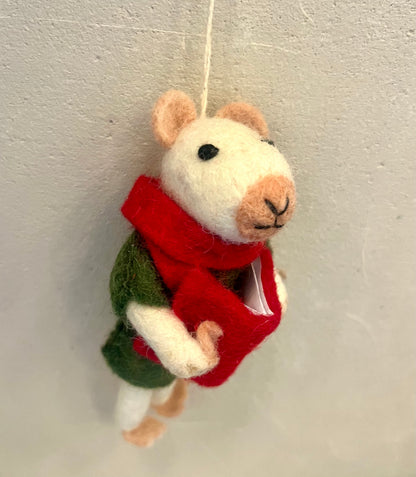 Reader Mouse Ornament