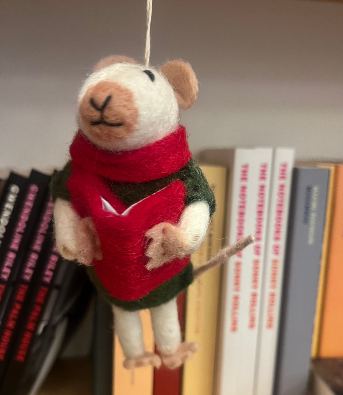 Reader Mouse Ornament