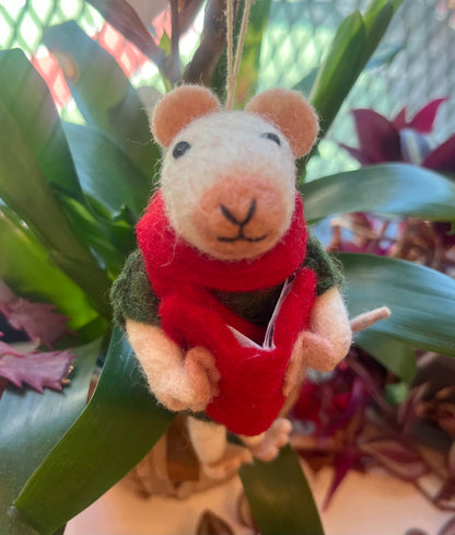 Reader Mouse Ornament