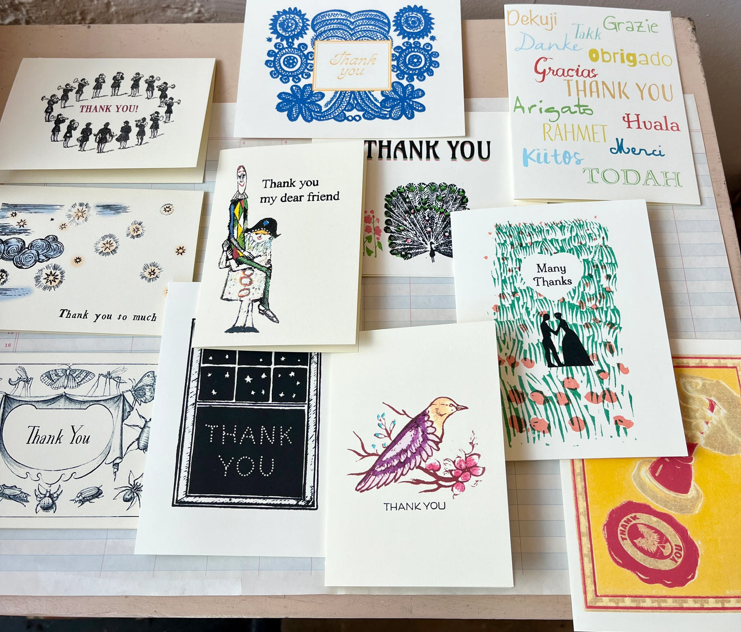 Assorted Set of Thank You Cards