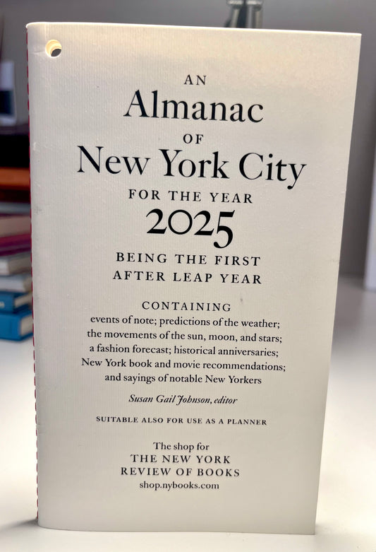 New York City Almanac and Planner, 2025