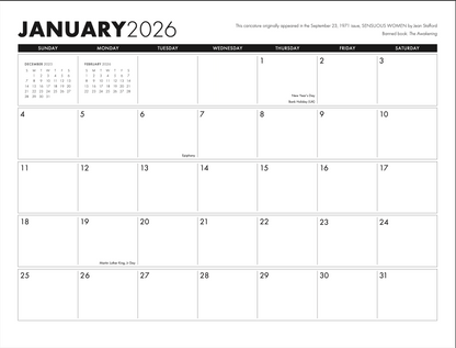 David Levine 2026 Calendar