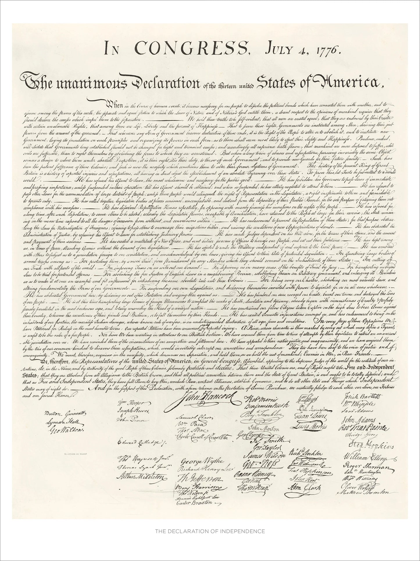 Map of DC and Declaration of Independence: 1,000-Piece Double-Sided Puzzle