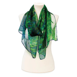 The Pond at Giverny Silk Chiffon Scarf