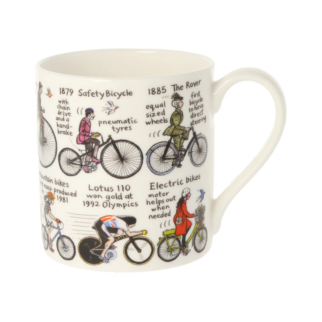 History of Cycling Mug