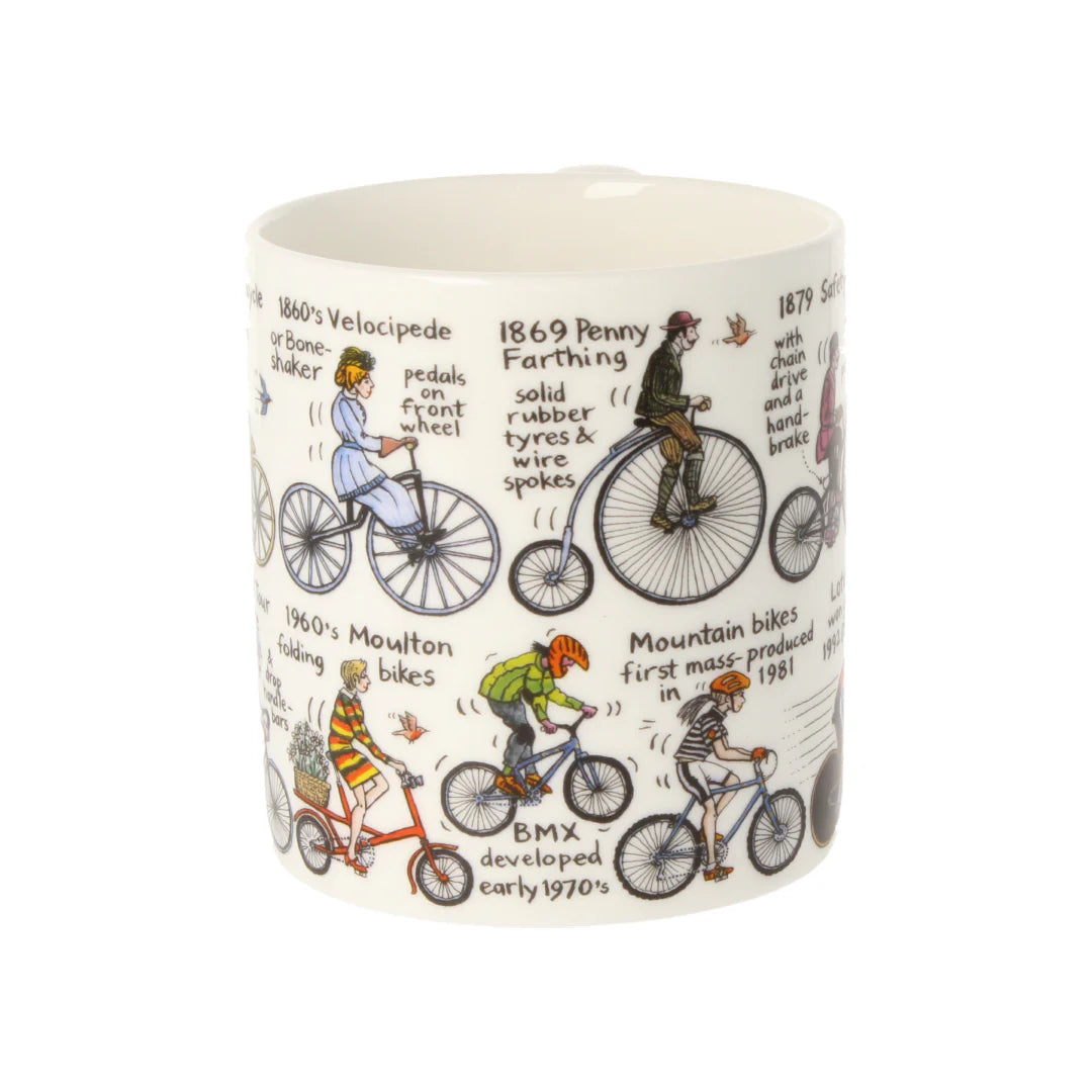 History of Cycling Mug