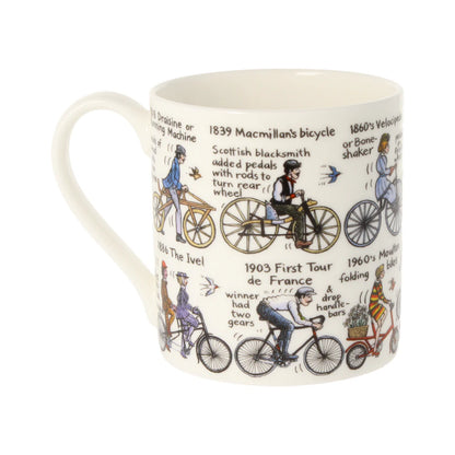 History of Cycling Mug