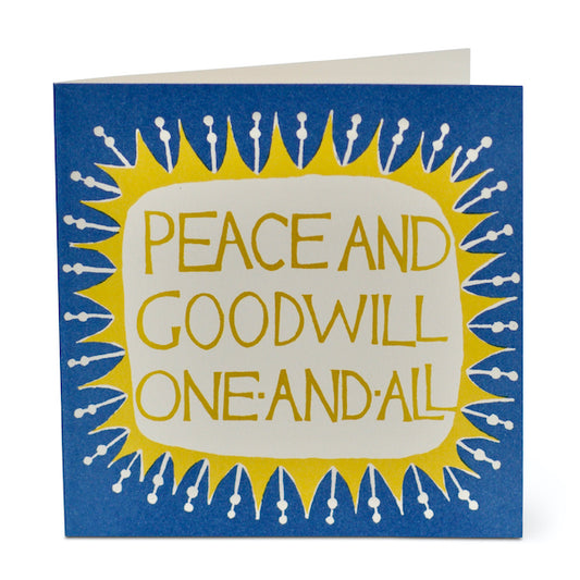 Peace and Goodwill Holiday Cards