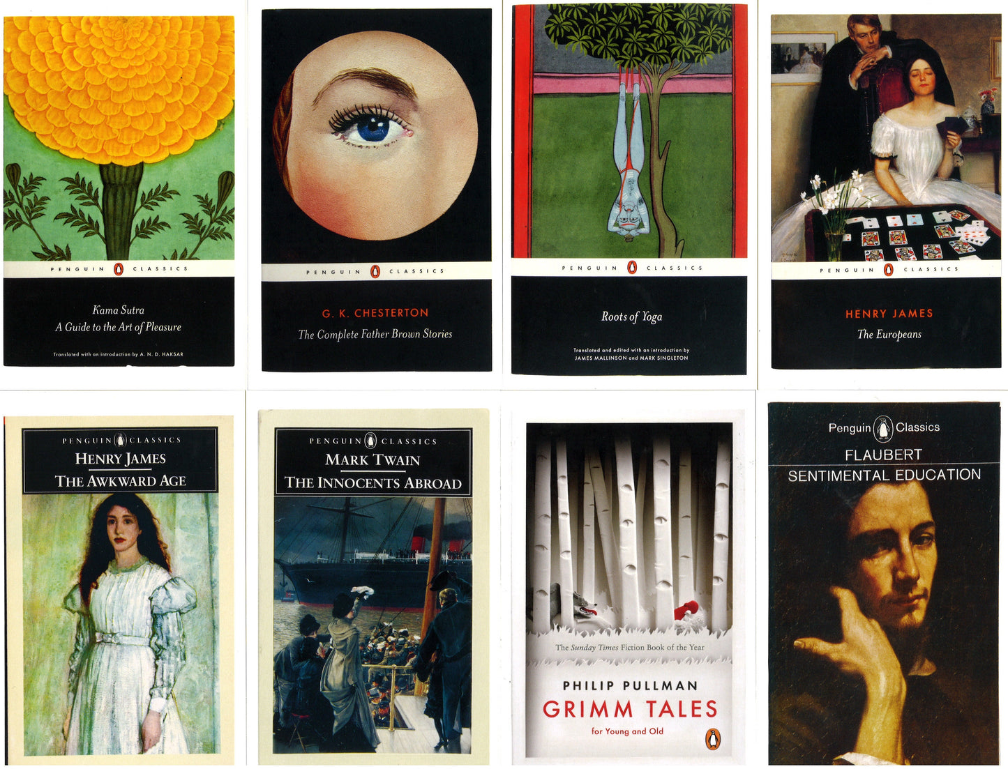 Austen to Zola: Classic Book Covers Postcards