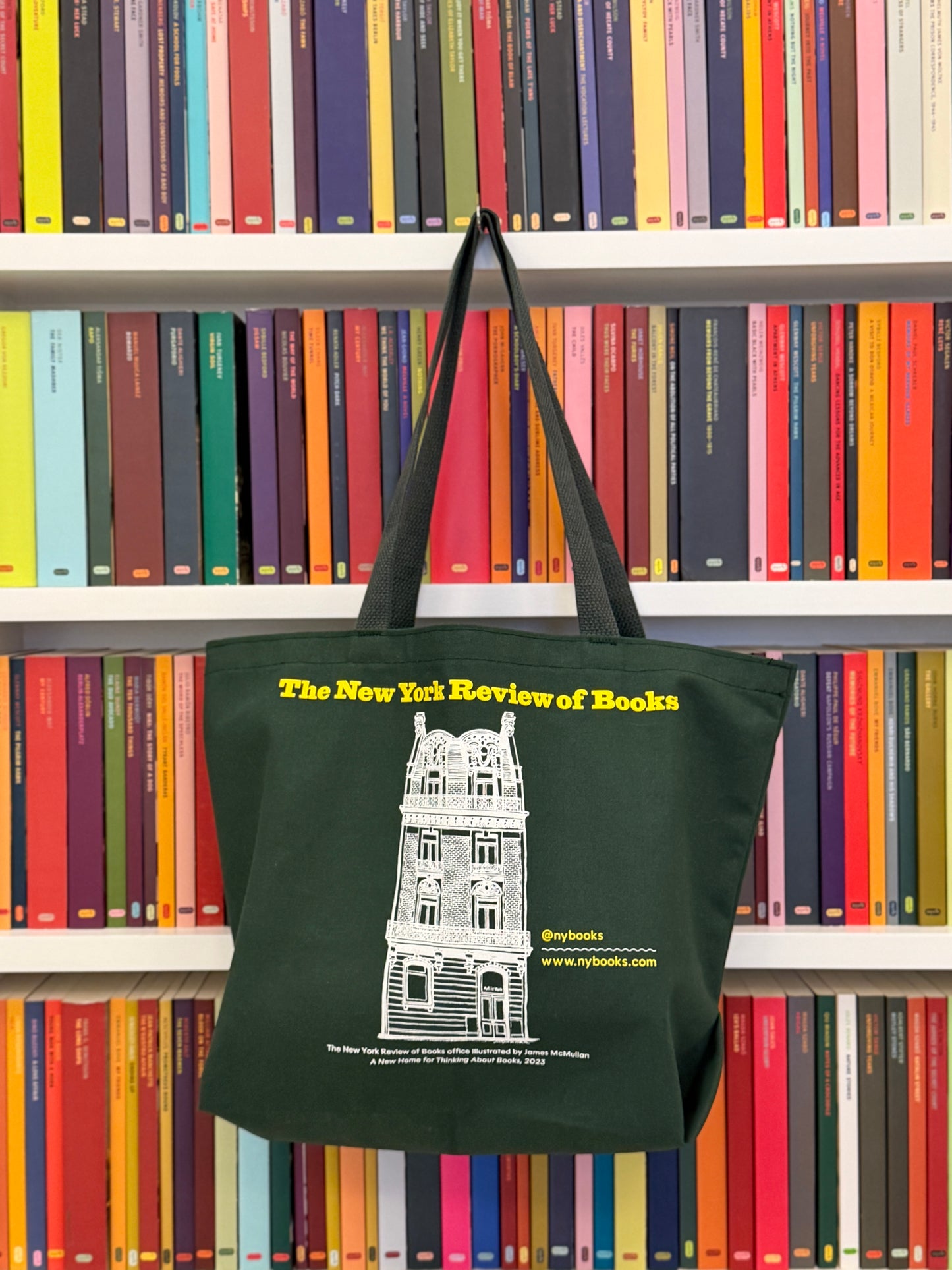 The New York Review of Books Hunter Green Tote