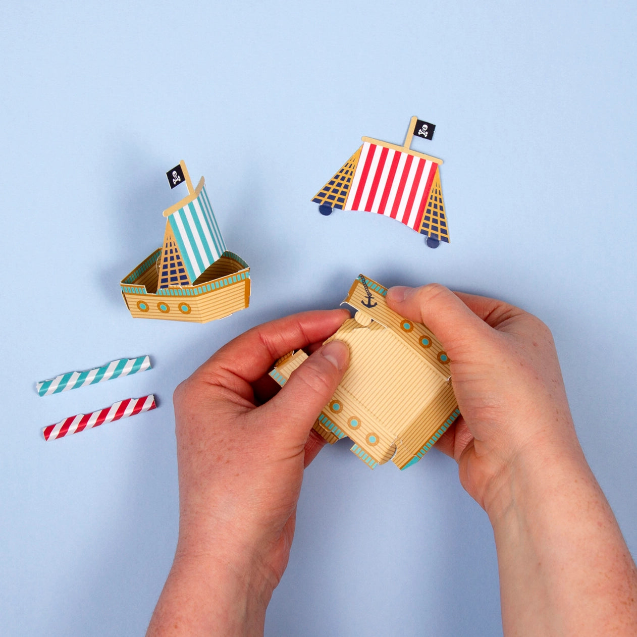 Create-Your-Own Pirate Blow Boats