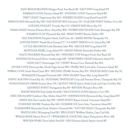North American Oyster Luncheon Napkins