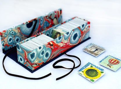 Handmade Memory Game with Vintage Imagery—French Version