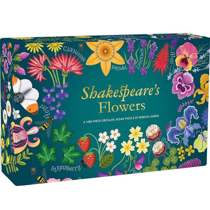 Shakespeare’s Flowers: 1,000-Piece Puzzle