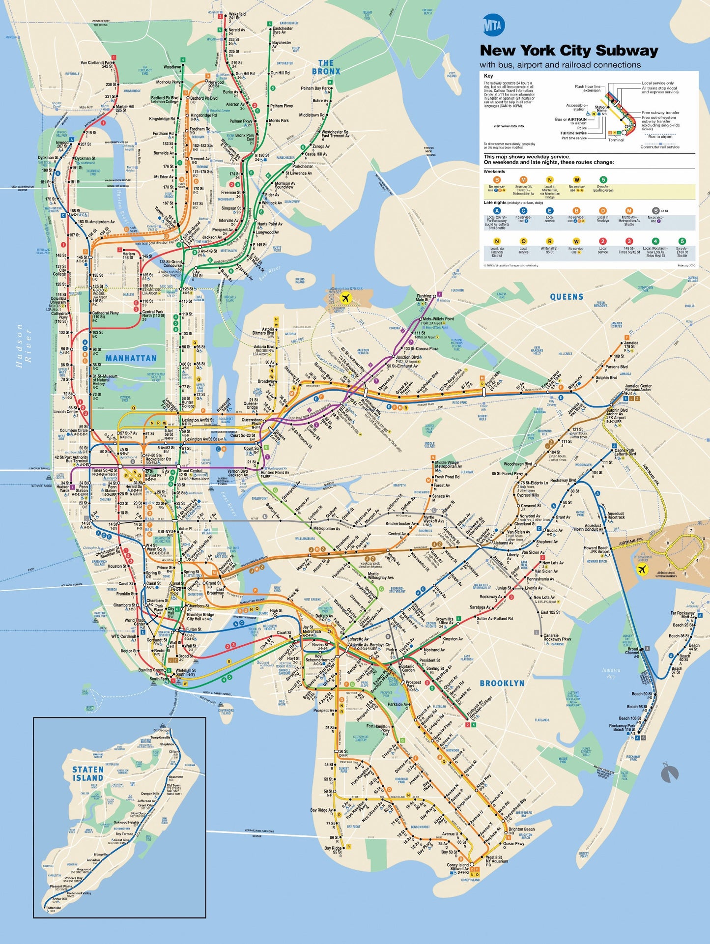 New York City Subway Map: 500-Piece Puzzle