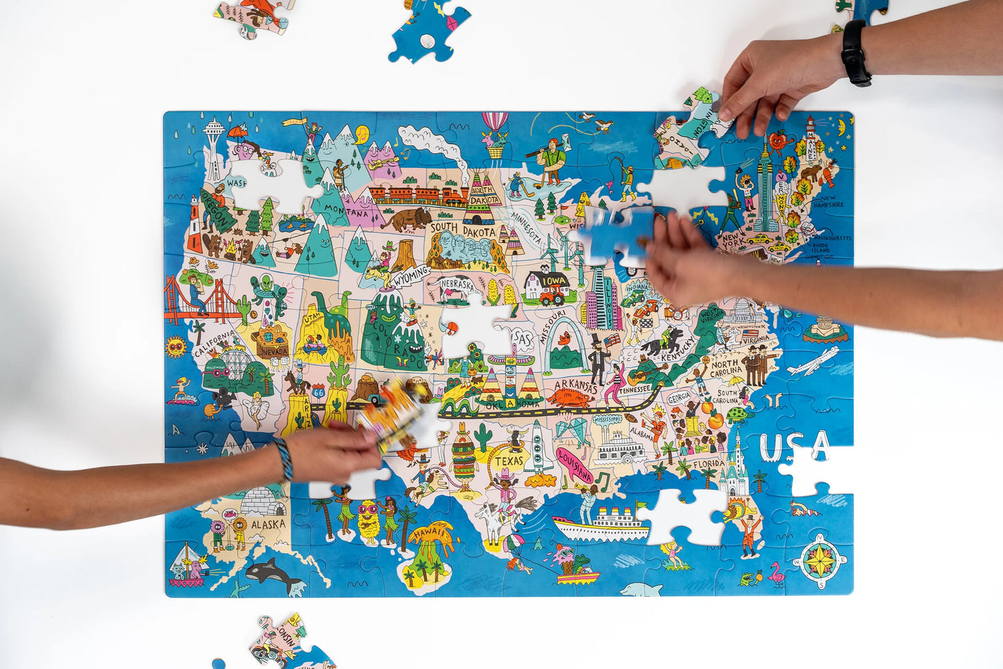 See the USA: 100-Piece Puzzle