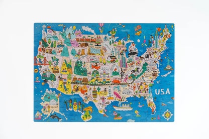 See the USA: 100-Piece Puzzle