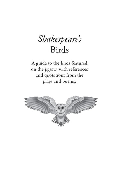 Shakespeare’s Birds: 1,000-Piece Puzzle