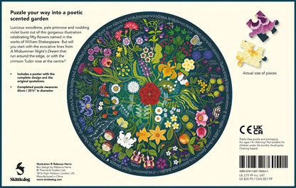 Shakespeare’s Flowers: 1,000-Piece Puzzle