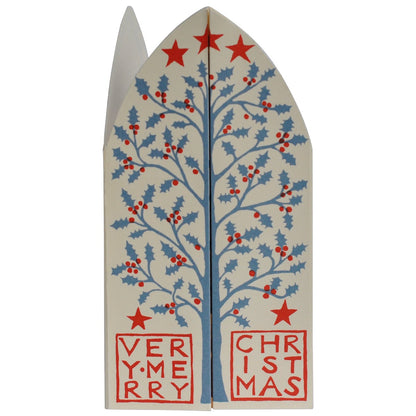 Winter Trees Triptych Holiday Card