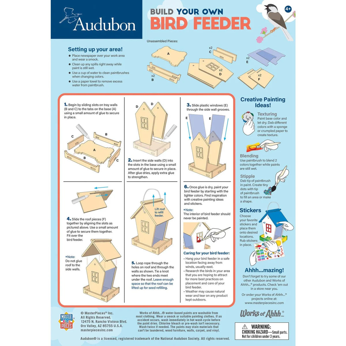 Audubon Build-Your-Own Bird Feeder