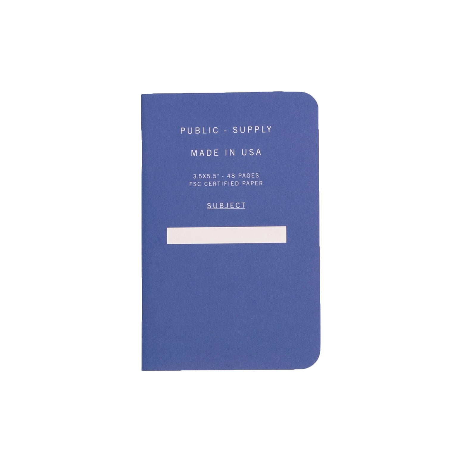 Public-Supply Pocket Notebooks