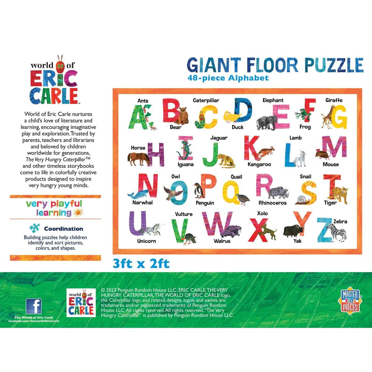 World of Eric Carle: 48-Piece Alphabet Floor Puzzle