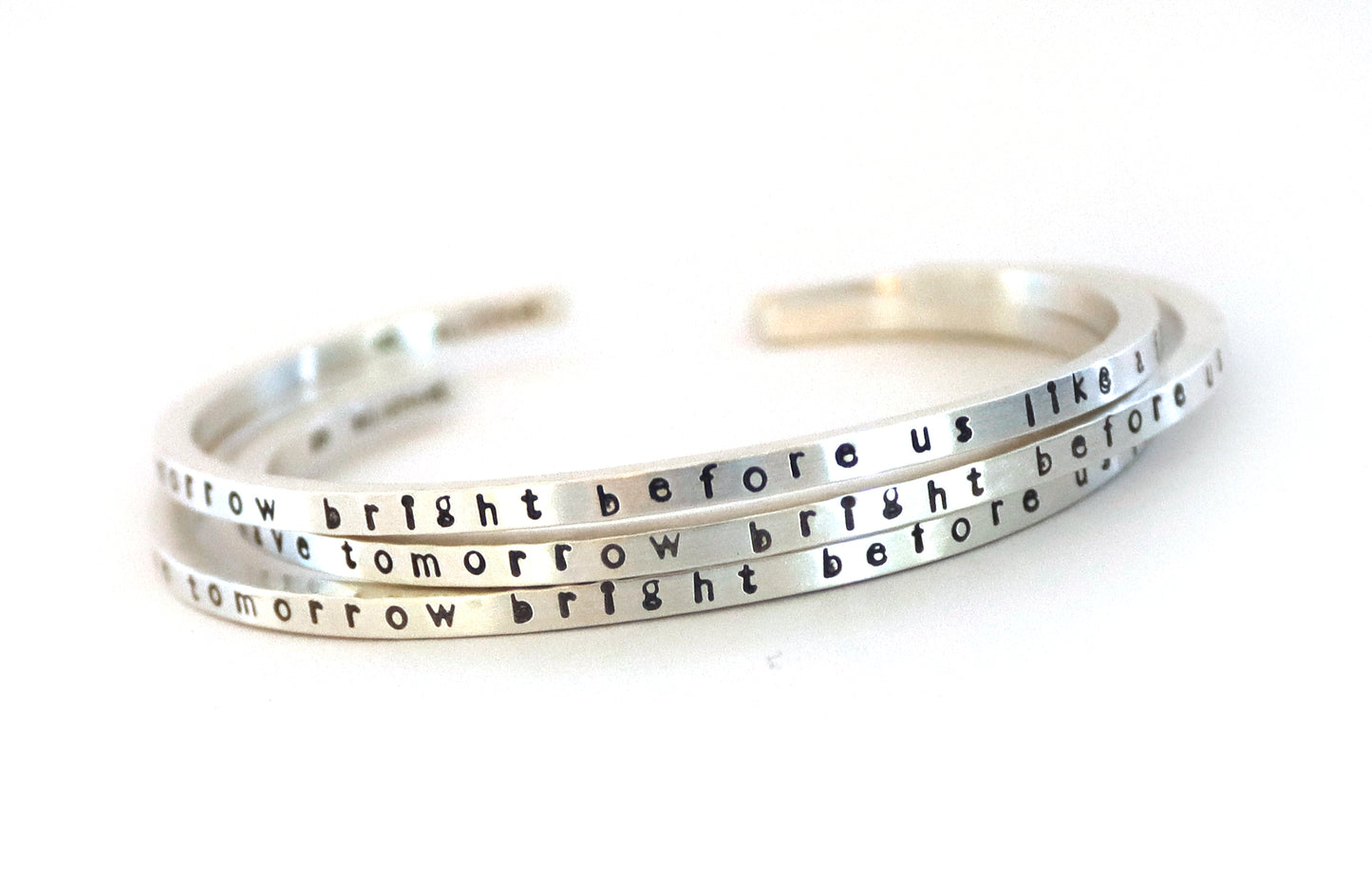 Langston Hughes Silver Bracelet