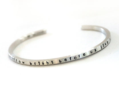 Langston Hughes Silver Bracelet