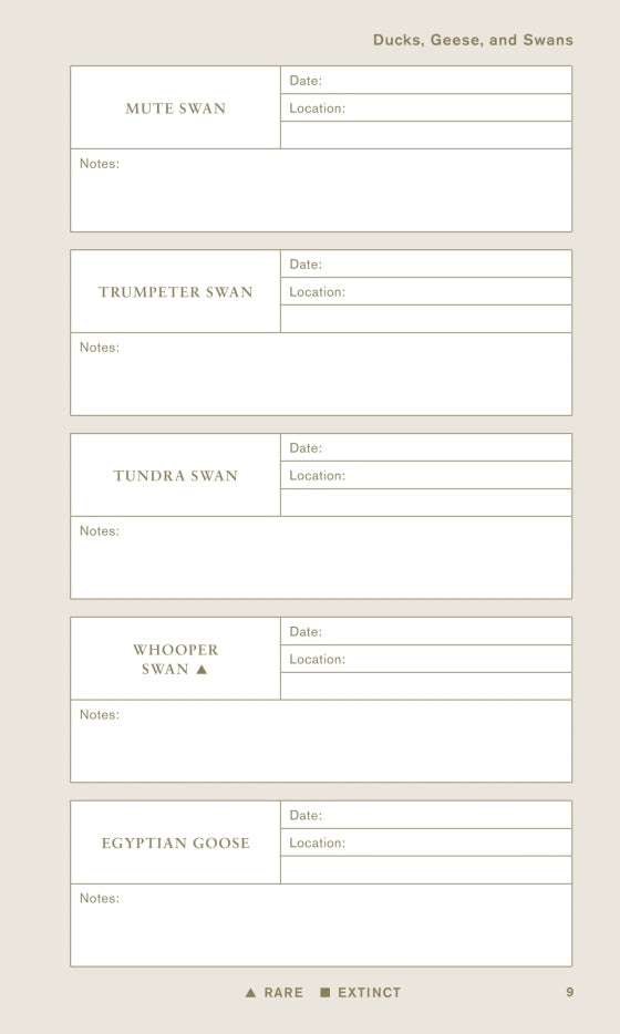 The Sibley Birder’s Life List & Field Diary