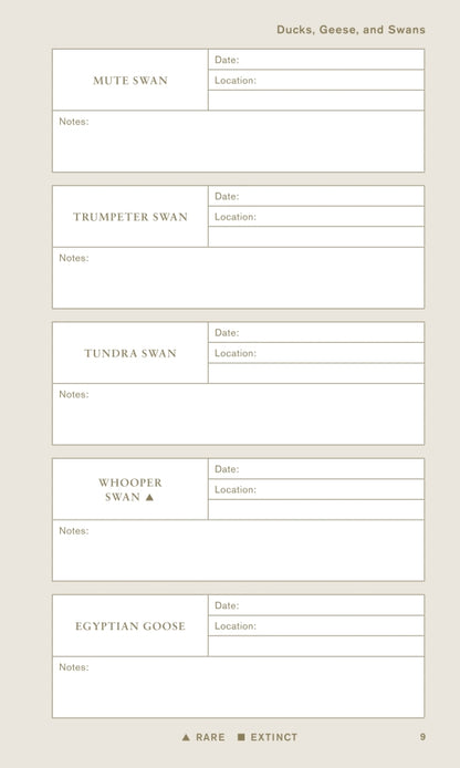 The Sibley Birder’s Life List & Field Diary