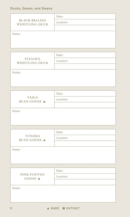 The Sibley Birder’s Life List & Field Diary