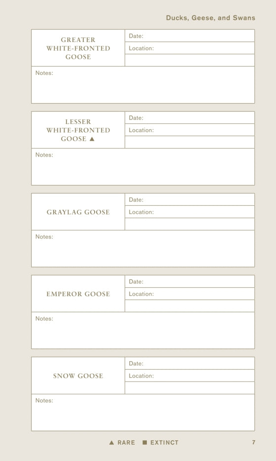 The Sibley Birder’s Life List & Field Diary