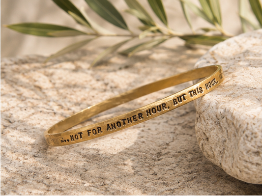 Walt Whitman Gold Happiness Bracelet