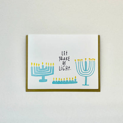 “Let There Be Light” Hanukkah Cards