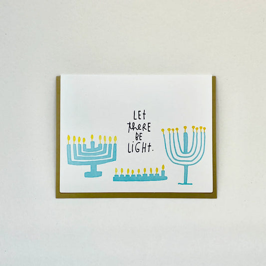 “Let There Be Light” Hanukkah Cards